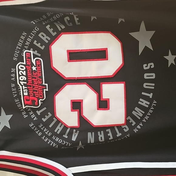 Black and Red SWAC Basketball Jersey Size 54 - Picture 4 of 6